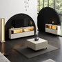 Hanah Home Ekol Up - Soporte para TV Travertino